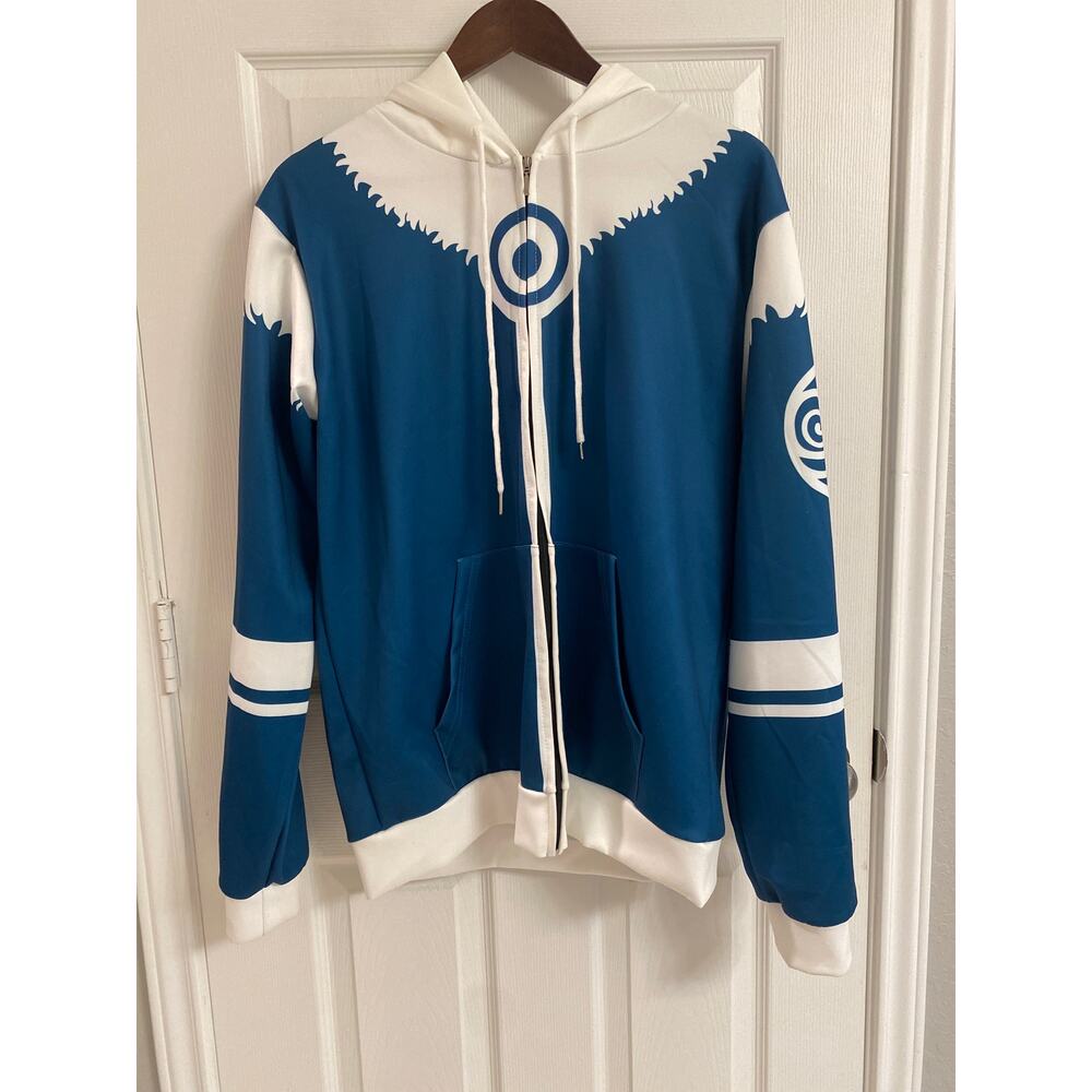 Avatar The Last Airbender Water Tribe Cosplay Zip-Up Hoodie